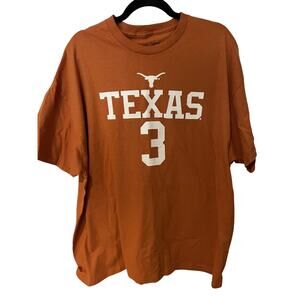 NWT The Victory Quinn Ewers Texas Longhorns Orange Short Sleeve T-Shirt Size XXL
